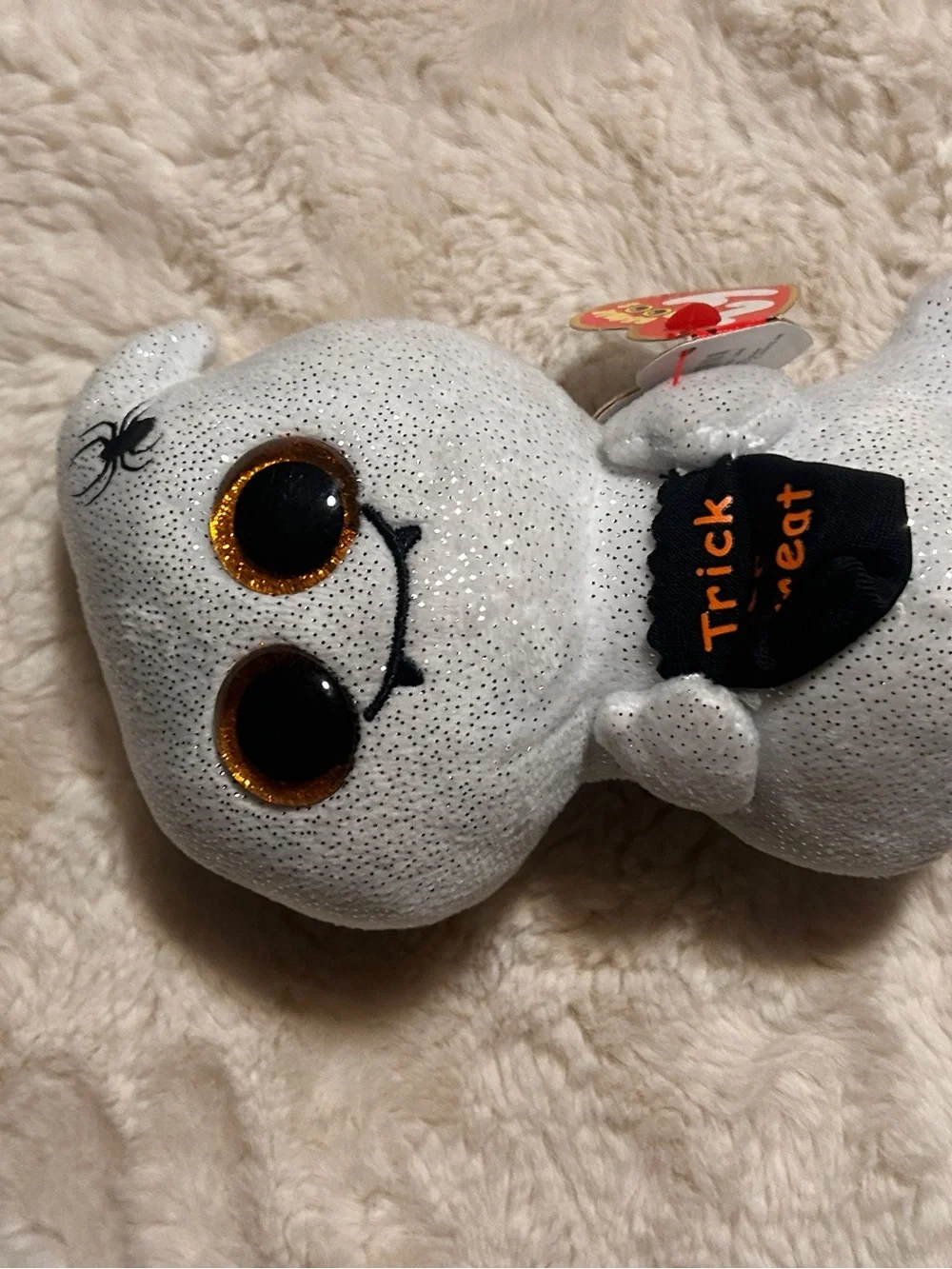 Ty Halloween Plush Bat and Ghost Pair - New